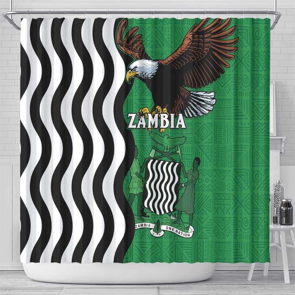 Icitungu ca Zambia Shower Curtain One Zambia One Nation
