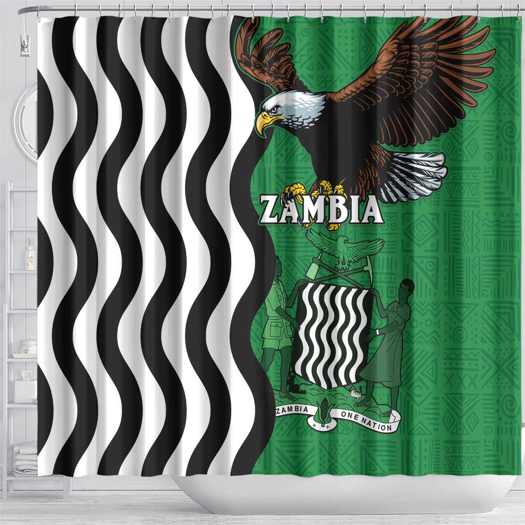 Icitungu ca Zambia Shower Curtain One Zambia One Nation