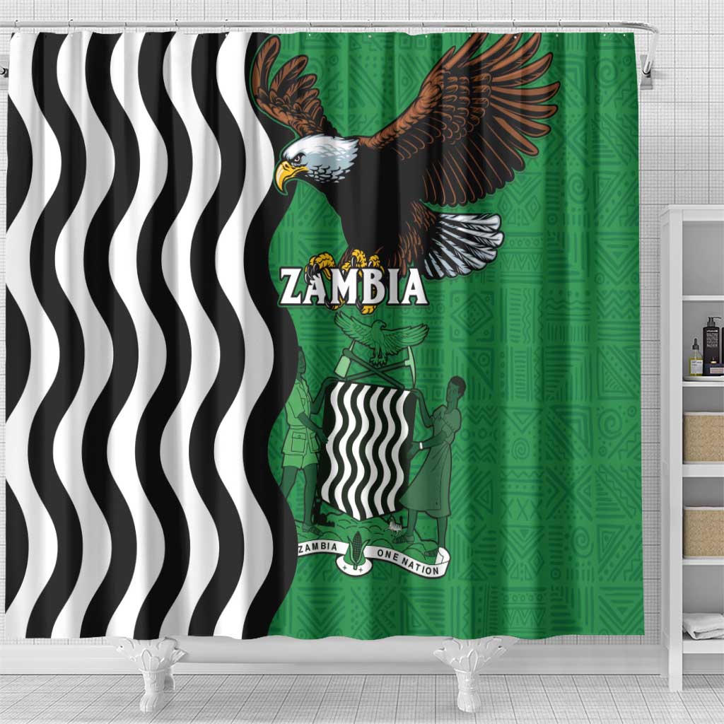 Icitungu ca Zambia Shower Curtain One Zambia One Nation