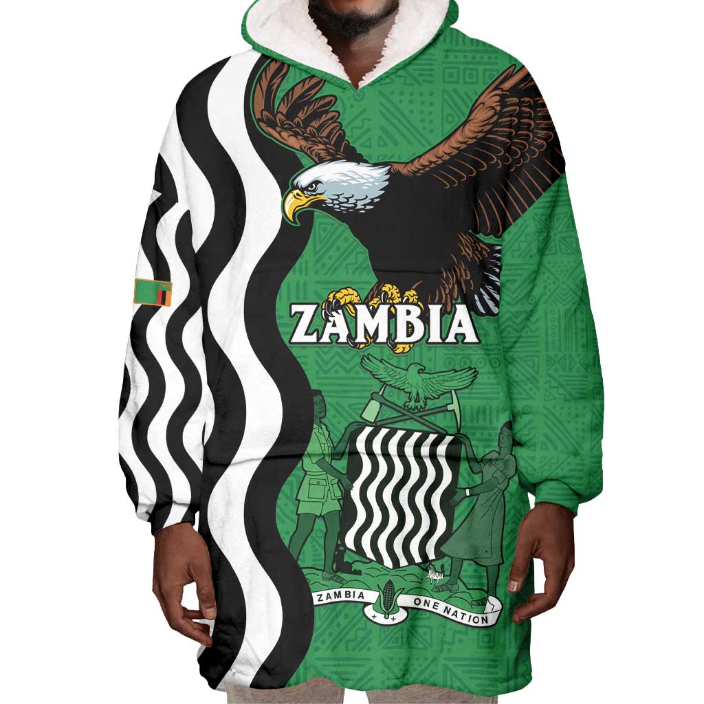 Icitungu ca Zambia Wearable Blanket Hoodie One Zambia One Nation