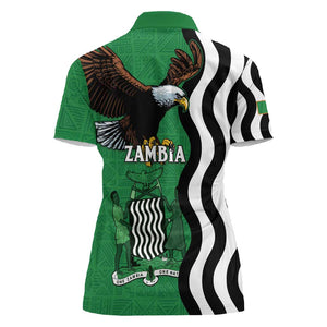 Icitungu ca Zambia Women Polo Shirt One Zambia One Nation