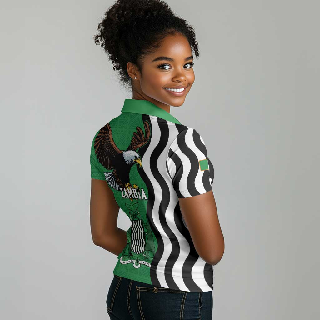 Icitungu ca Zambia Women Polo Shirt One Zambia One Nation