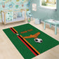 Custom Zambia Football Area Rug Go Chipolopolo