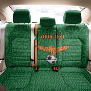 Custom Zambia Football Back Car Seat Cover Go Chipolopolo