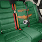 Custom Zambia Football Back Car Seat Cover Go Chipolopolo