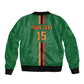 Custom Zambia Football Bomber Jacket Go Chipolopolo