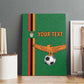 Custom Zambia Football Canvas Wall Art Go Chipolopolo