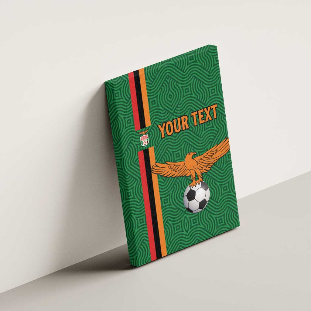 Custom Zambia Football Canvas Wall Art Go Chipolopolo