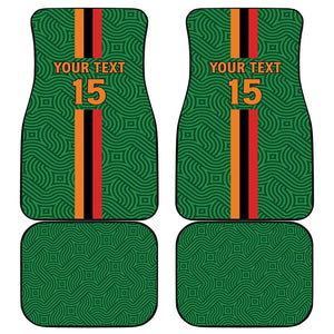 Custom Zambia Football Car Mats Go Chipolopolo
