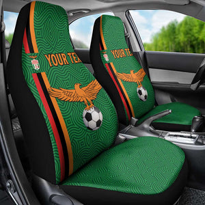 Custom Zambia Football Car Seat Cover Go Chipolopolo