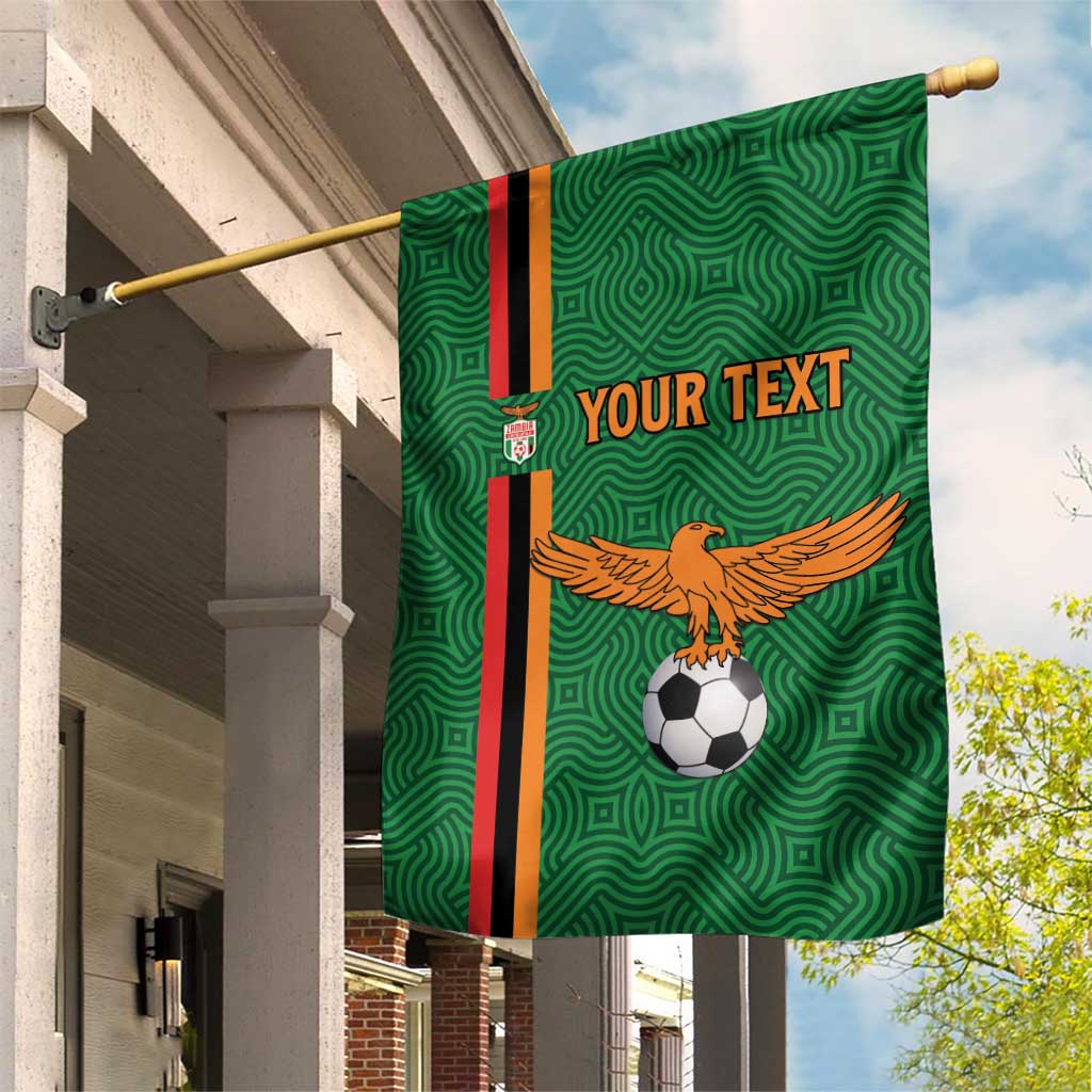 Custom Zambia Football Garden Flag Go Chipolopolo