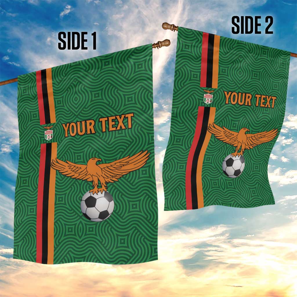 Custom Zambia Football Garden Flag Go Chipolopolo