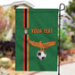 Custom Zambia Football Garden Flag Go Chipolopolo