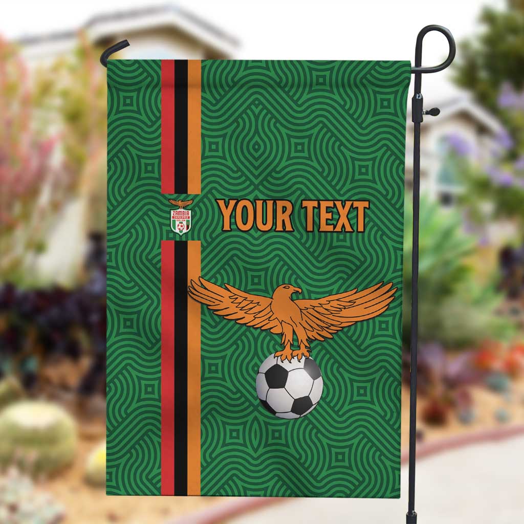 Custom Zambia Football Garden Flag Go Chipolopolo