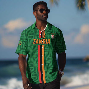 Custom Zambia Football Hawaiian Shirt Go Chipolopolo