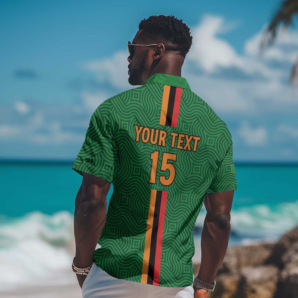 Custom Zambia Football Hawaiian Shirt Go Chipolopolo