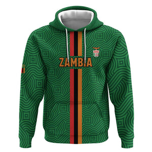 Custom Zambia Football Hoodie Go Chipolopolo