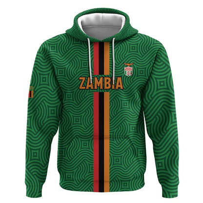 Custom Zambia Football Hoodie Go Chipolopolo
