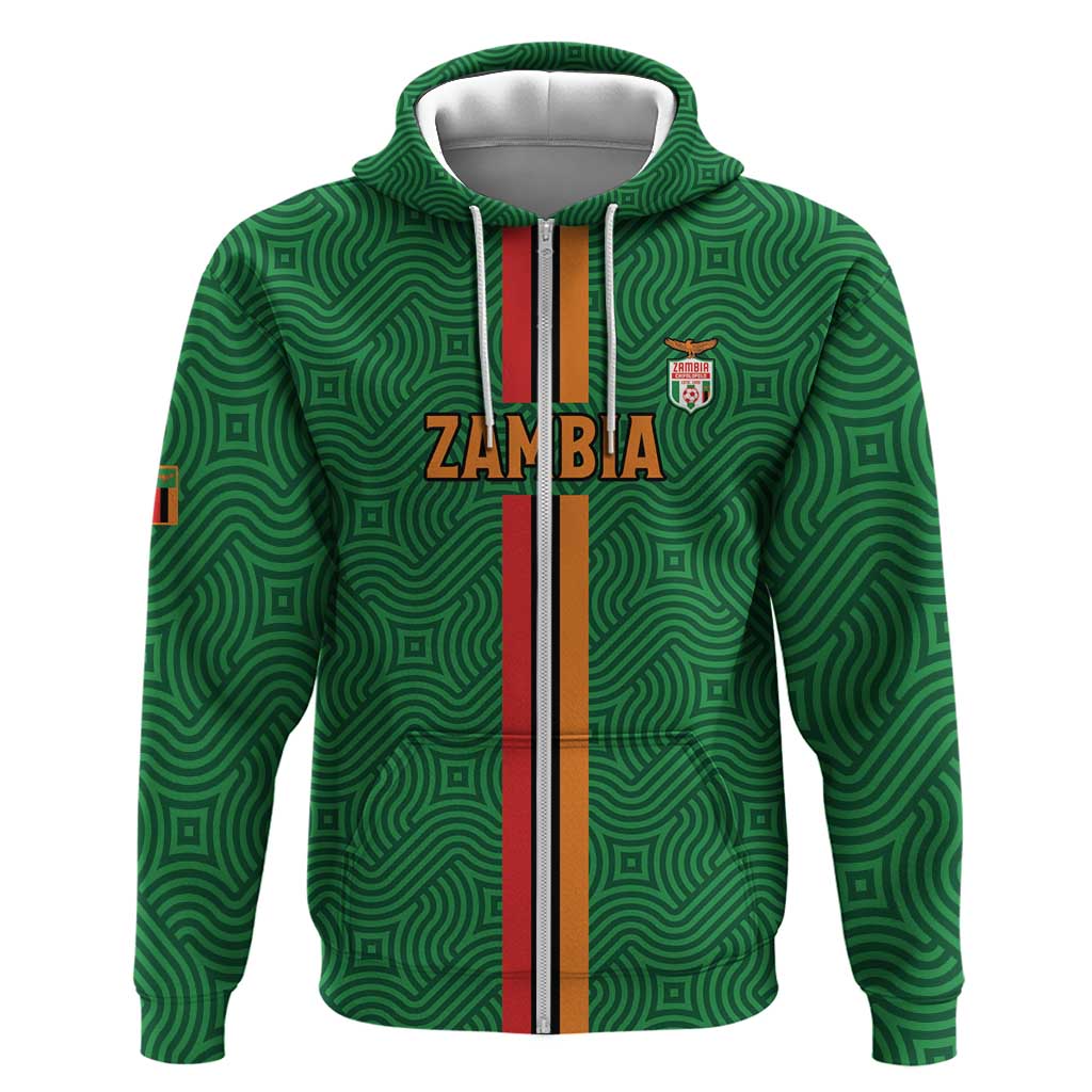 Custom Zambia Football Hoodie Go Chipolopolo