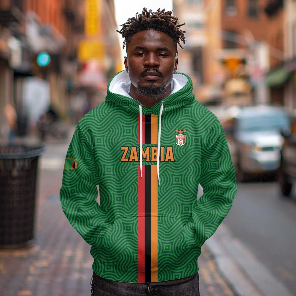 Custom Zambia Football Hoodie Go Chipolopolo