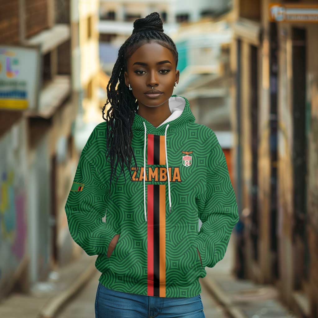 Custom Zambia Football Hoodie Go Chipolopolo