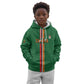 Custom Zambia Football Kid Hoodie Go Chipolopolo
