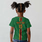 Custom Zambia Football Kid T shirt Go Chipolopolo