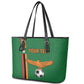 Custom Zambia Football Leather Tote Bag Go Chipolopolo