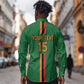 Custom Zambia Football Long Sleeve Button Shirt Go Chipolopolo