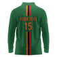 Custom Zambia Football Long Sleeve Polo Shirt Go Chipolopolo
