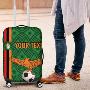Custom Zambia Football Luggage Cover Go Chipolopolo