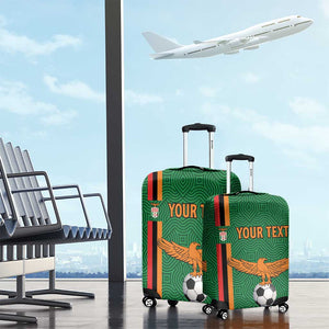 Custom Zambia Football Luggage Cover Go Chipolopolo
