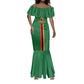 Custom Zambia Football Mermaid Dress Go Chipolopolo