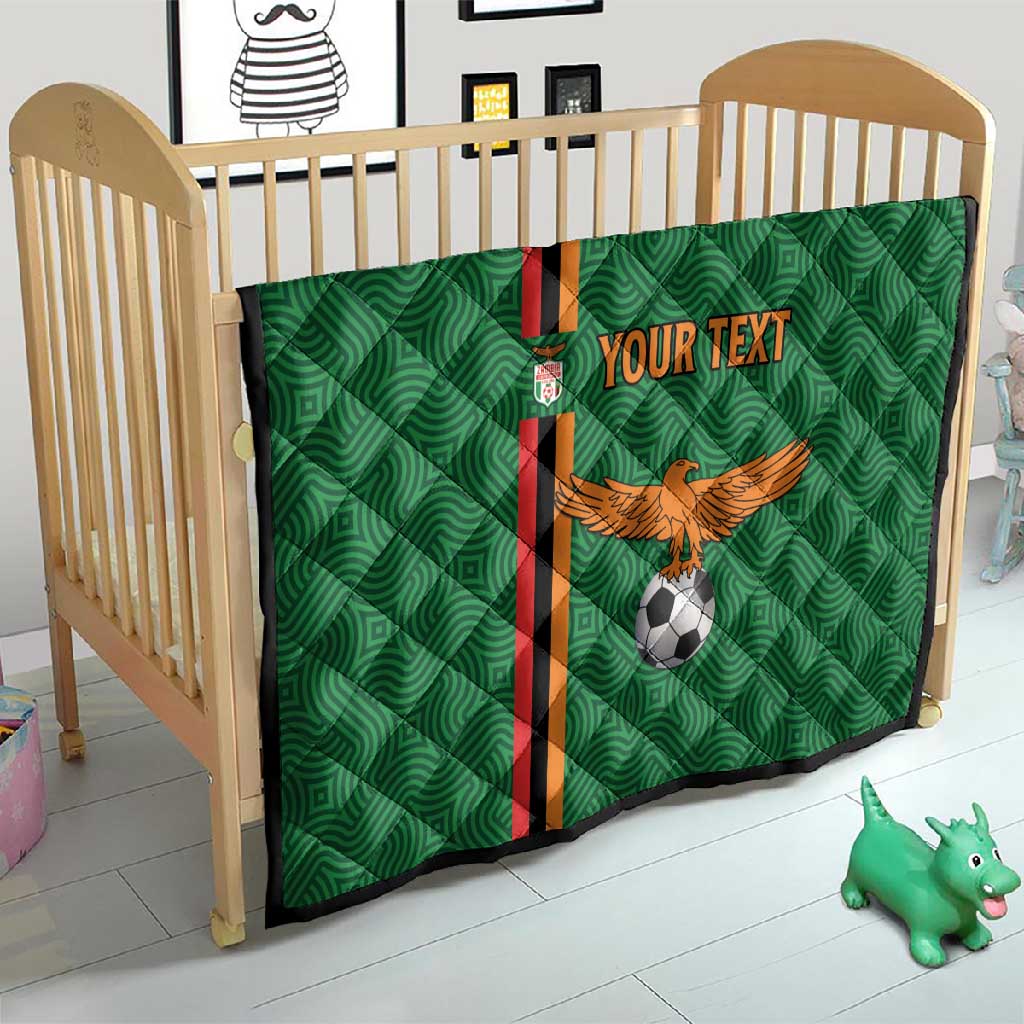 Custom Zambia Football Quilt Go Chipolopolo