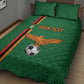 Custom Zambia Football Quilt Bed Set Go Chipolopolo