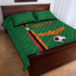 Custom Zambia Football Quilt Bed Set Go Chipolopolo