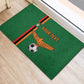 Custom Zambia Football Rubber Doormat Go Chipolopolo