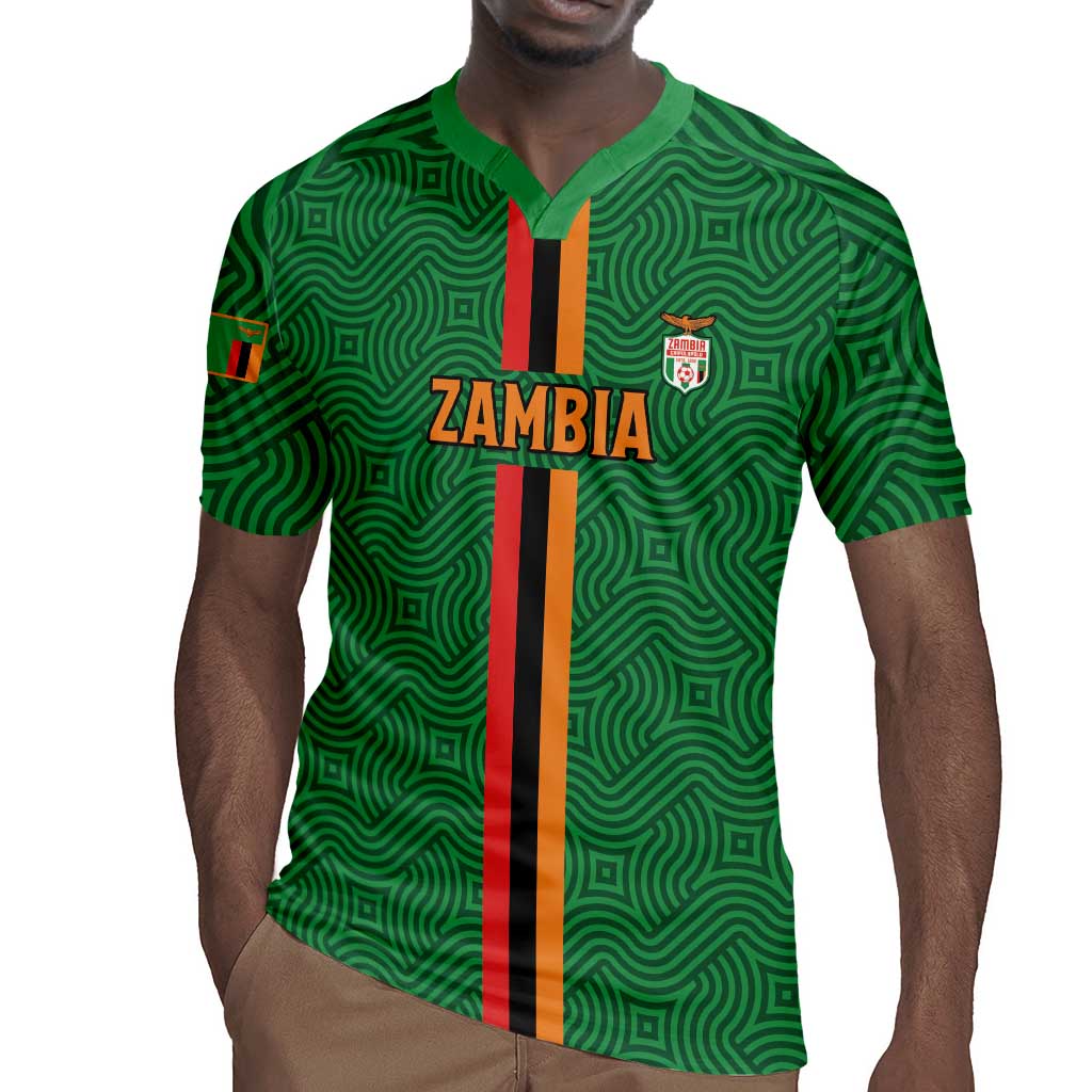 Custom Zambia Football Rugby Jersey Go Chipolopolo