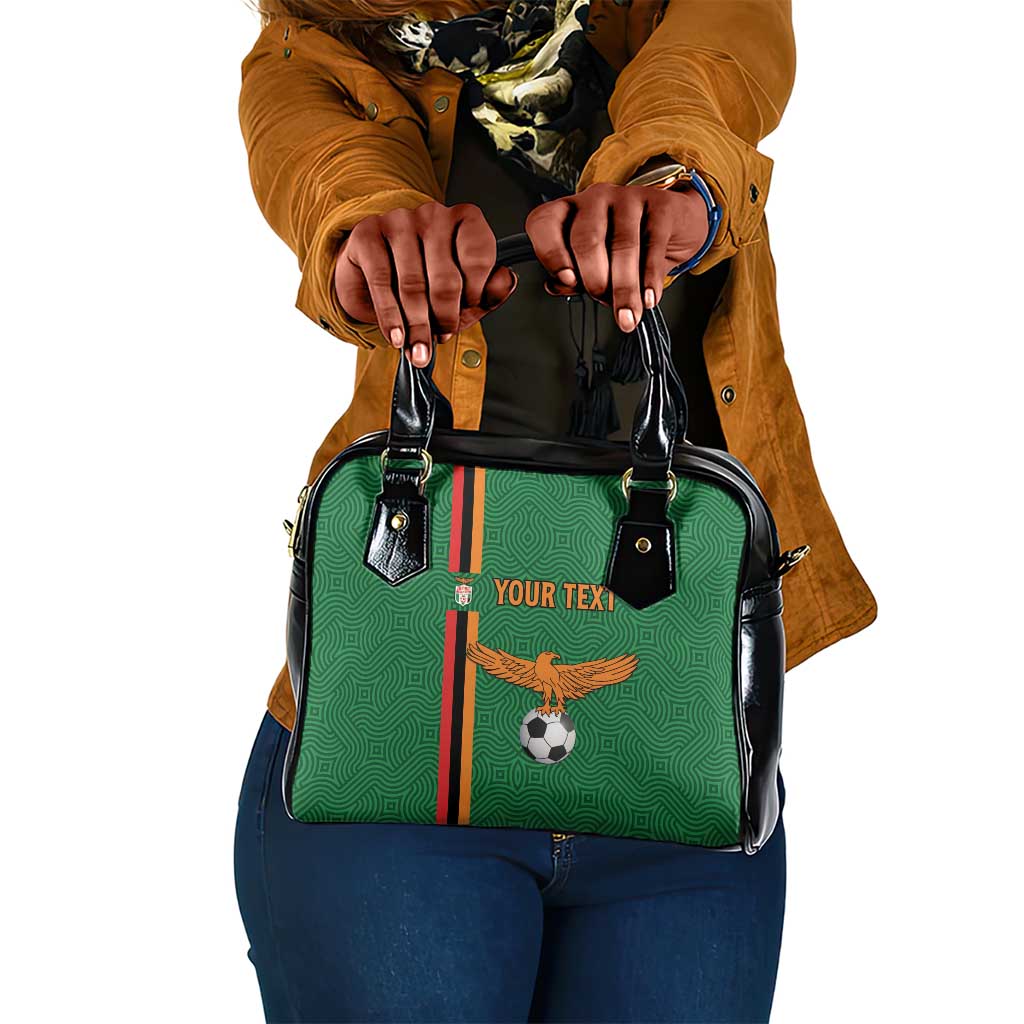 Custom Zambia Football Shoulder Handbag Go Chipolopolo