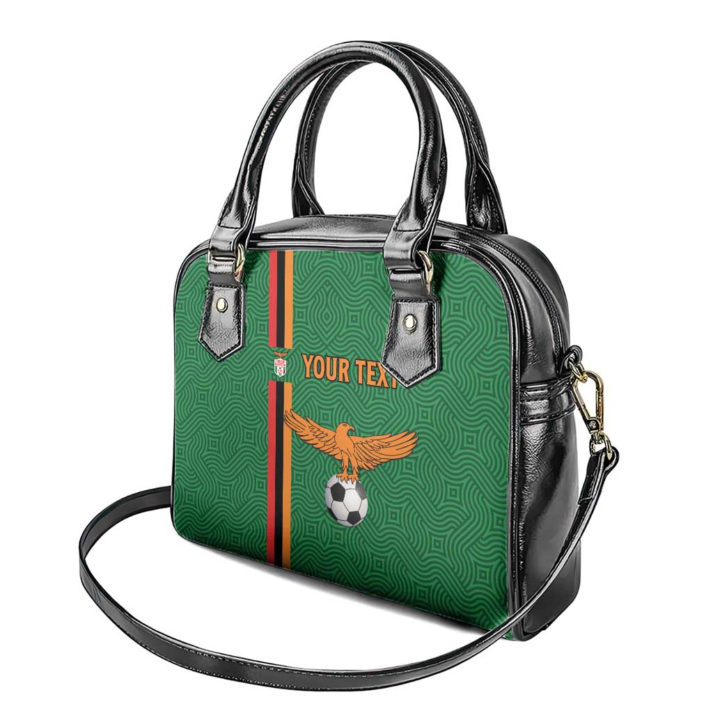 Custom Zambia Football Shoulder Handbag Go Chipolopolo