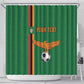 Custom Zambia Football Shower Curtain Go Chipolopolo