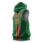 Custom Zambia Football Sleeveless Hoodie Go Chipolopolo - African Pride