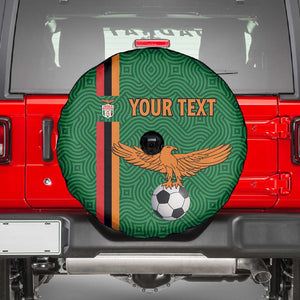 Custom Zambia Football Spare Tire Cover Go Chipolopolo