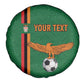 Custom Zambia Football Spare Tire Cover Go Chipolopolo