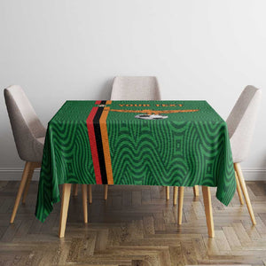 Custom Zambia Football Tablecloth Go Chipolopolo