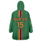 Custom Zambia Football Wearable Blanket Hoodie Go Chipolopolo