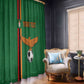 Custom Zambia Football Window Curtain Go Chipolopolo
