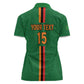 Custom Zambia Football Women Polo Shirt Go Chipolopolo