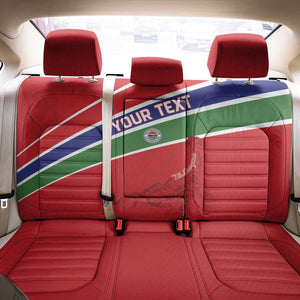 Custom Gambia Football Back Car Seat Cover Scorpions Never Die