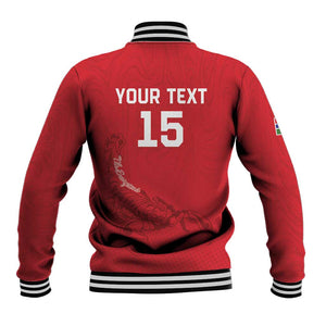 Custom Gambia Football Baseball Jacket Scorpions Never Die